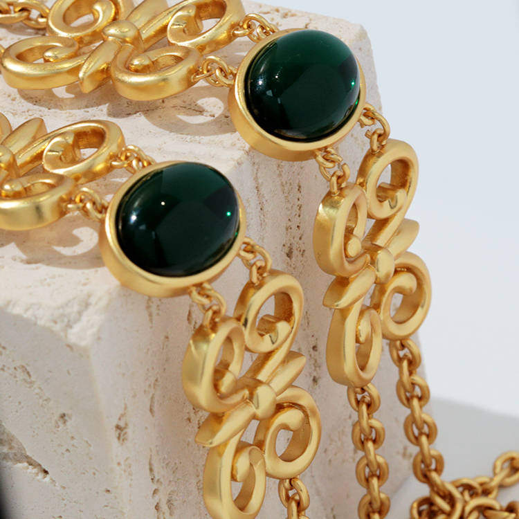 Twin Star Retro Glaze Necklace thumbnail 7