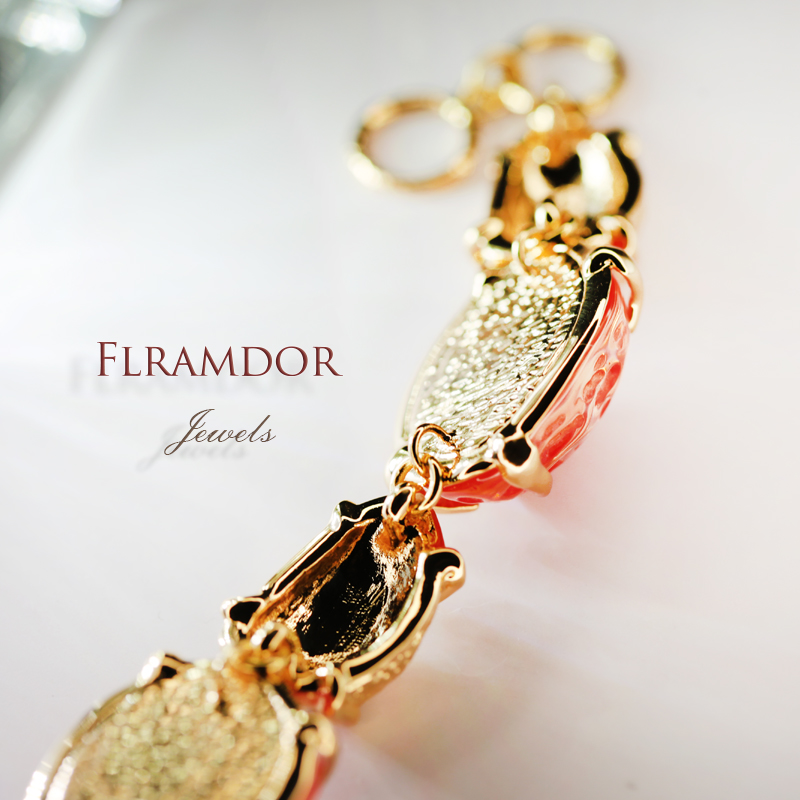 Sweet Orange Jelly Glaze Glitter Bracelet thumbnail 5